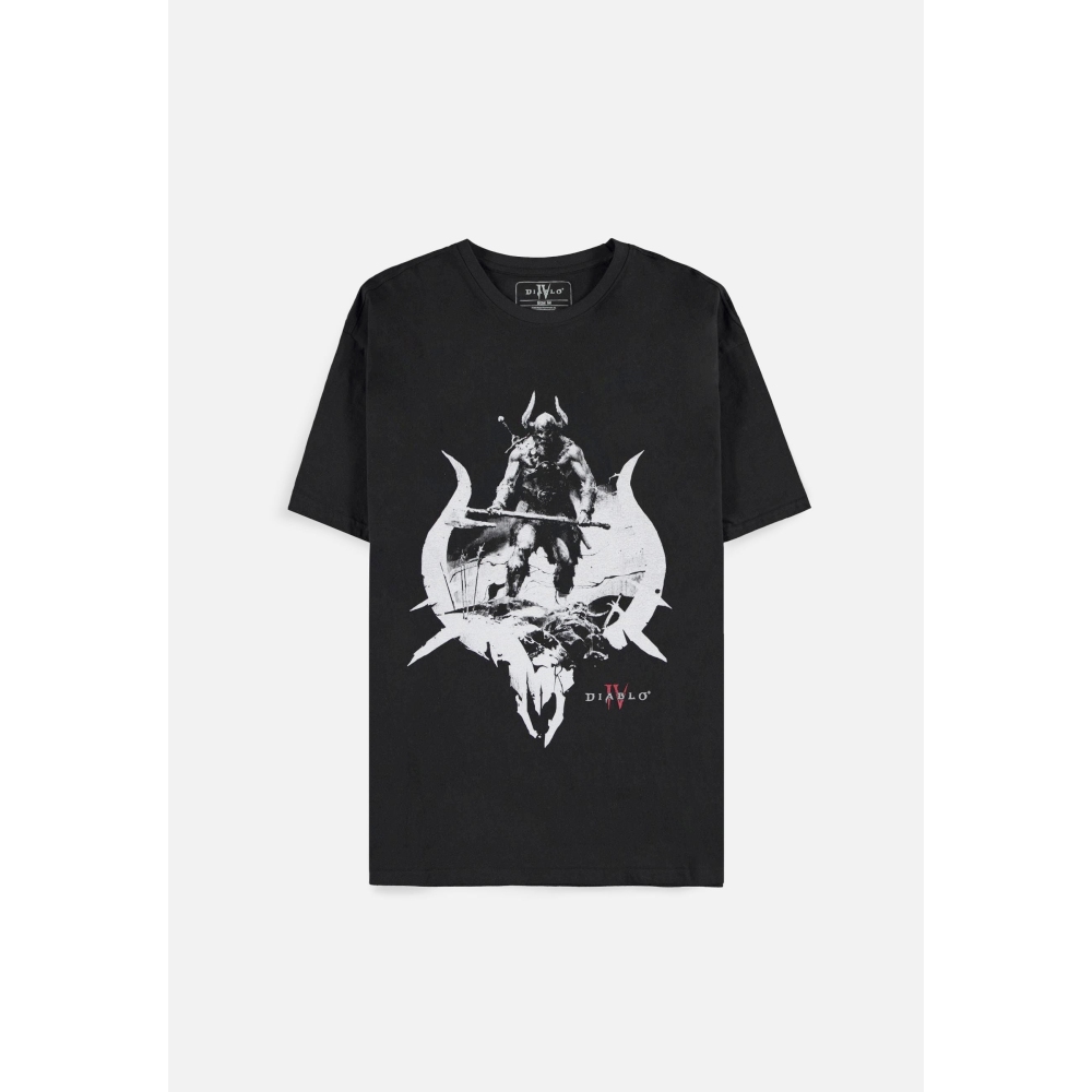 Diablo - Diablo IV Barbarian Sigil Herren TShirt - Schwarz